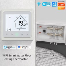 스마트 온도조절기 전기 바닥 난방온수가스 보일러 크리스마스 할로윈 선물, 1개, 06 3A Water Heating