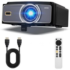 와이파이와 블루투스가 장착된 프로젝터 4K 프로젝터 침실용 프로젝터 블루투스 프로젝터DESS C5 Pro ATV3, 와이파이와 블루투스가 장착된 프로젝터 4K 프로젝터 침