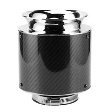 에어 필터 자동차 범용 고 유량 76mm3 인치 클리너 탄소 섬유 차가운 공기 흡입 스포츠카 액세서리 용 고성능, High-154mm, CHINA, 1개