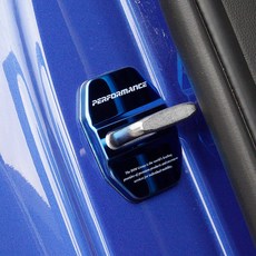 M-Automotive BMW 3시리즈 G20 도어스트라이크 도어락 커버 잠금걸쇠 녹방지 호환제품, G20 블루