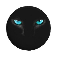 자동차 블랙 애니멀 페이스 스페어 타이어 커버 휠 소프트 트레일러 핏, 4. 4, B. 16 inch