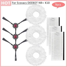 Ecovacs DEEBOT N9+ K10 Yeedi 로봇 진공 청소기 메인 브러시 커버 먼지 상자 Hepa 필터 모듈 홈 액세서리, 18 11