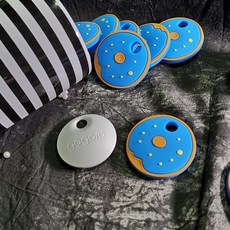 復古皮革頸繩掛繩, 藍色鑰匙套, 1個