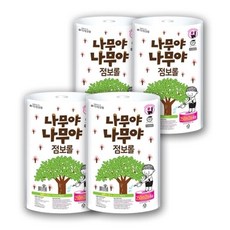 잘풀리는집 나무야나무야점보롤 250M 4롤 4팩 프리미엄 두루마리 휴지