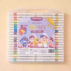 Touch Chenji 丙烯馬克筆 繪畫筆, 1個, 80色