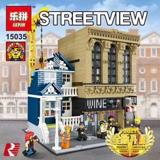 樂拼 15035 酒吧與金融公司 15017 兼容積木, 1個