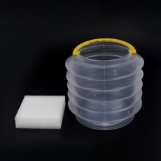 하라 하라 접이식 미니 미술 물통 자바라물통 붓세척통 미술물통 붓통 접이식물통 수채화물통