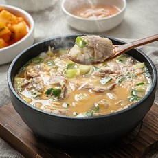 [육품당] 국내산 1+등급 얼큰 돼지국밥 200gX2팩, 없음