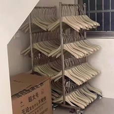옷걸이보관 보관랙 이동식 의류매장용 1 4단 옷걸이정리대 50x40x115, 5 가로 50*세로 40*높이 115 4단 스테인리스, 1개