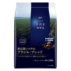 조금호화로운커피숍 향기로운 깊이감 브라질 블렌드 레귤러 커피, 230g, 1개