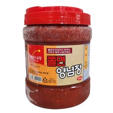 [냉동] 합천식품 해든나라 쫄면양념장 2kg 쫄면장 비빔국수 비빔소스, 1개