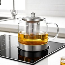 인덕션 차망티포트 1.5L 녹차포트 304스텐적용, 1개, 1500ml, 투명