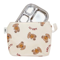 아이주 항균 파우치 식판 가방 어린이집 답례품 생일선물 기저귀 소지품 미니 지퍼 주머니, 프레첼