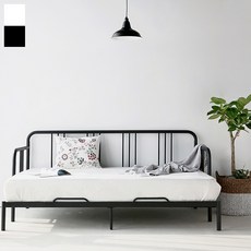 마켓비 MOLDE 데이베드 확장형 침대 80200 KS1016BD, 에그화이트 1404.9241