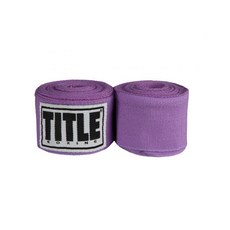 【神拳阿凱】TITLE 拳擊手綁帶 手綁帶 手繃帶 纏手 450cm 多色, 淺紫, 1個