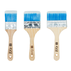 우기상점 아크릴 평 페인트붓, 1세트