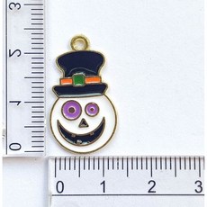 彤恩時尚 聖誕節吊牌, 1個, 33-B 黑高帽鬼臉