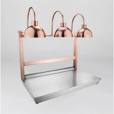 食物保溫燈 自助餐保溫燈 巴西烤肉燈保溫台食品加熱燈自助餐烤串保溫燈烤肉保溫燈熱菜台, 1個, 三頭烤肉燈