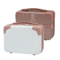 레트로 기내용 투톤 캐리어 14형 미니 가방 레디백 여행용 출장 피크닉