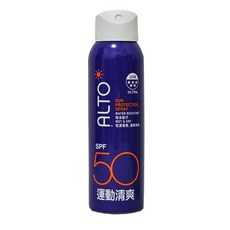 【Kermit Marathon Store】ALTO 艾多曬防曬噴霧 SPF50 運動清爽系列 150ml, 1個, 150ml一瓶 EXP 03/2028
