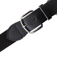 챔피언 스포츠 야구 소프트볼 유니폼 벨트 편안한 스트레치 내구성 있는 신텍스 청소년 성인용 사이즈 다양한 색상, Youth (18-32 Inches), 1개, Black