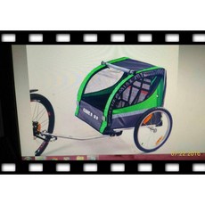 AIBIKE 寶貝南瓜車 - 親子寵物單車拖車, 1個, 綠色