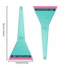 신형 자동차 유리 청소 스퀴지 부드러운 고무 블레이드 긴 손잡이 삽 눈 제거 도구 차량 창문 필름 물, 02 2 pieces