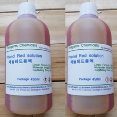 페놀레드용액 450ml 지시약 PhenolRed Solution C19H14OS, 1개