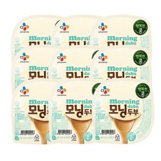 cj제일제당 모닝두부플레인140gx9개, 9개, 140g
