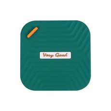 헤어 캐처 실리콘 바닥 배수 커버 사각 샤워 탈취 패드 냄새 막힘 방지 물 주방 15*15cm, green, 1개