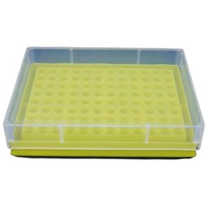 시약옮기기 시료보관상자 마이크로 튜브랙 과학교실 기초과학 꽂이 시험관랙 놀이학습, 1개, 0.2ml