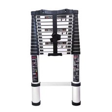 접이식 사다리 일자 2m 확장 4m 작업 연장 미끄럼방지 지지대, 1개, 4.2M 텔레스코픽 사다리