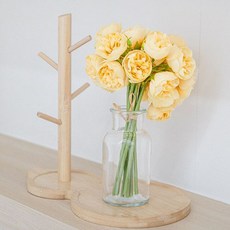 모아리브 동백 조화, 1개, 옐로우