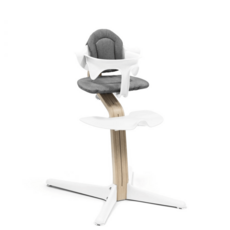 STOKKE Nomi 經典五件組 (櫸木/橡木/胡桃木) 嬰兒成長椅, 櫸木-白色