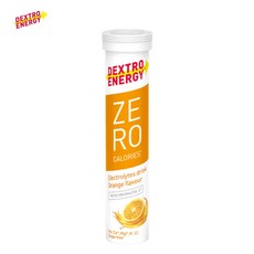 덱스트로 에너지 제로 칼로리 마그네슘 칼륨 칼슘 함유 전해질 음료 오렌지맛, 1개, 20정