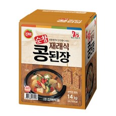 진미식품 진미 순창 재래식 콩된장 14kg, 1개