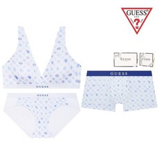 게스 GUESS 심볼로고 노와이어 커플속옷세트 ODWBR796BP796DR796BU 253382