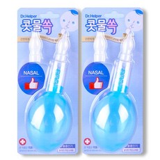 닥터헬퍼 실리콘 콧물쏙 콧물흡입기, 2세트, 콧물쏙+신신 쿨링시트 4매