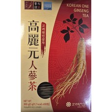 고려원인삼 국산 인삼차 100T, 3g, 100개입, 1박스