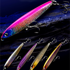 비거리 특화 래틀 씽킹펜슬 짤랑이100 낚시 채비 미노우 원투, 5개, 14g, 믹스컬러