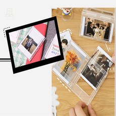 스토어-지유 지삭포토프레임 냉장고자석액자, 블랙