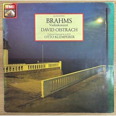 중고LP)Brahms - Violin Concerto(브람스 바이올린협주곡/David Oistrach/오토클렘페러 지휘)자켓EX/음반NM