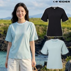 아이더 반팔 여성 크리즈 라운드 티셔츠 아이스