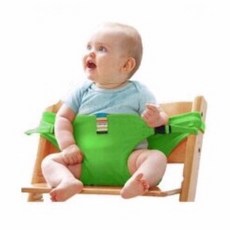 兒童安全B4E 簡易便攜餐椅輔助腰帶，可擕式兒童座椅寶寶安全護帶，護腰帶輔助腰帶餐腰椅, 綠色』