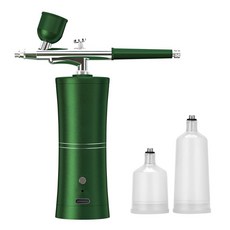 台中現貨 注氧儀 無線美容注氧儀 奈米噴霧補水儀 高壓噴霧美容儀器, 綠色