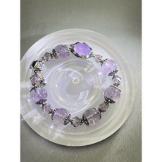 設計款紫超七手珠 13mm 串珠手鍊, 1個, 紫色