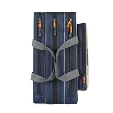 新品 戶外漁具包防水便攜迷你短款直包小海竿包短節竿包袋路亞包 副廠商品, 卡其色迷你兩層,40公分