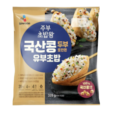 CJ 주부초밥왕 유부초밥 국산콩, 1개, 328g