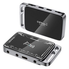 2025+ 라이브 방송용 최고의 사운드 카드 컨버터 (IOS/Type-C 겸용 마이크 연결 스테레오 노이즈 감소), 01 Black, 01 빠른  Mainland