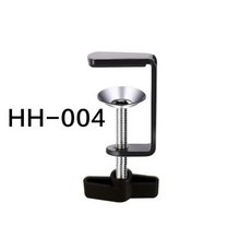라이트 클램프 브래킷 책상 고정 액세서리 스탠드 금속, 004 블랙 4.5cm 철제